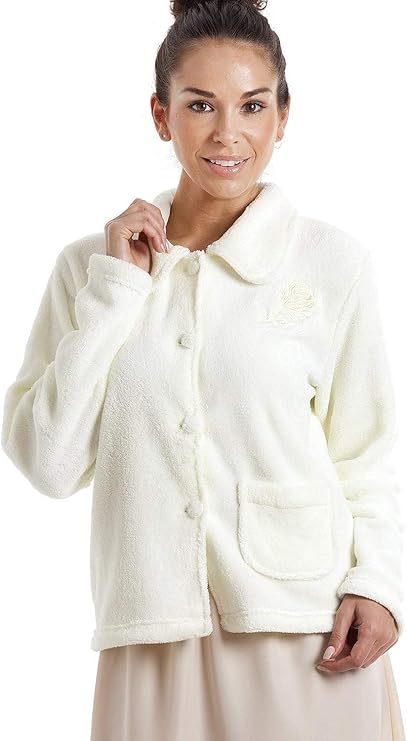 Giacca Camera Donna Pile Abbottonata Calda Morbida B&B 22116 - Foto 10