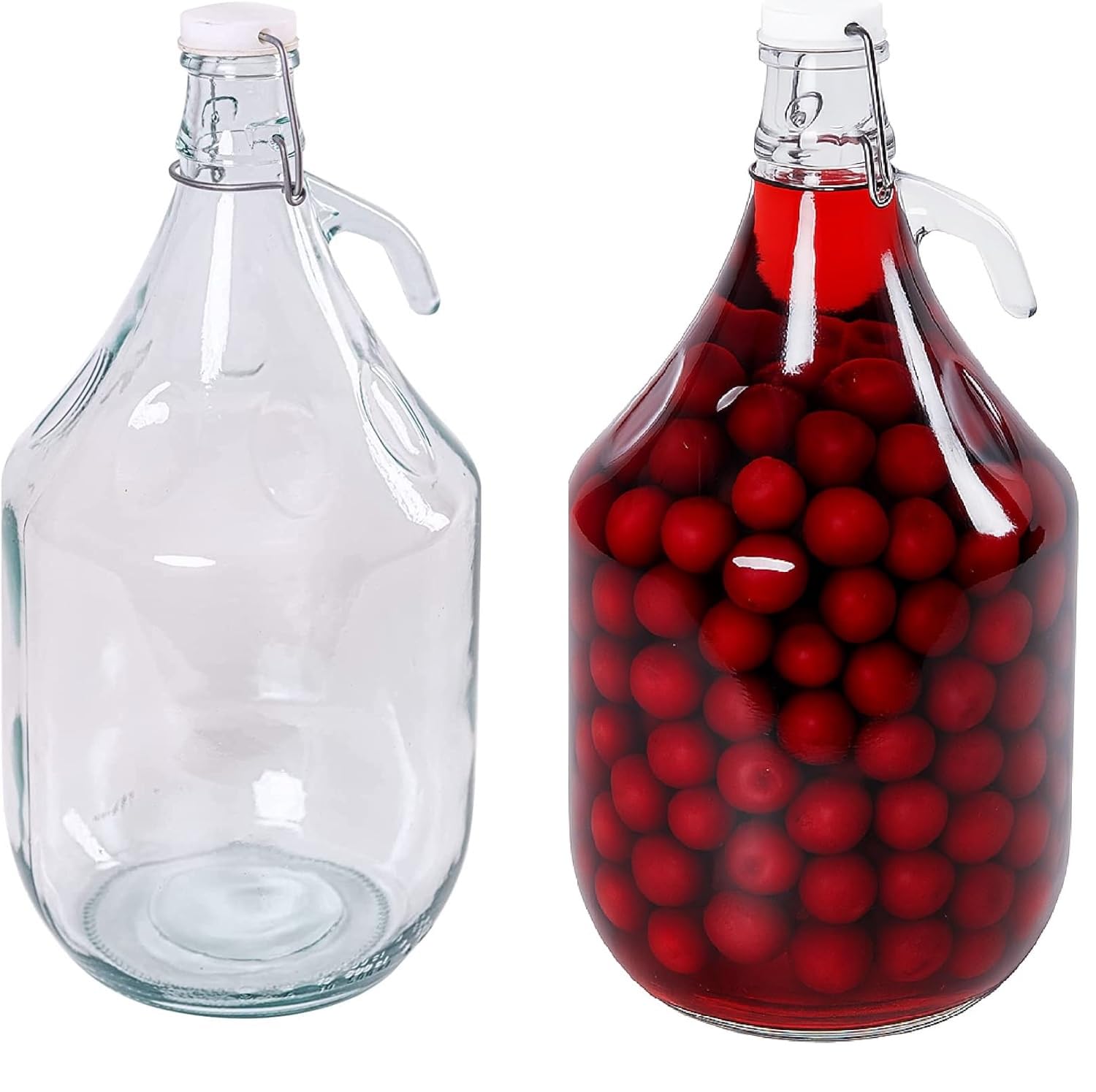 5L Bügelflaschen Gärballon Glasballon Weinballon Bügelverschluss Flasche Weinflasche (2)
