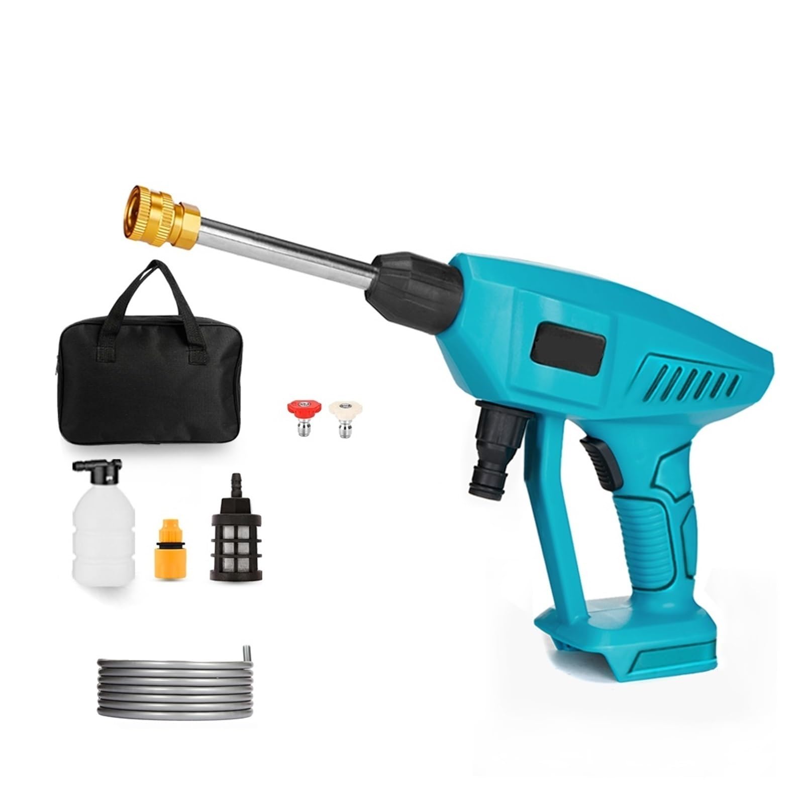 Lavatrice A Batteria For Auto Con Pistola Ad Acqua A Spruzzo Ricaricabile Mini Lavaggio Alta Pressione Senza Fili For 18v Potente Getto A Pressione