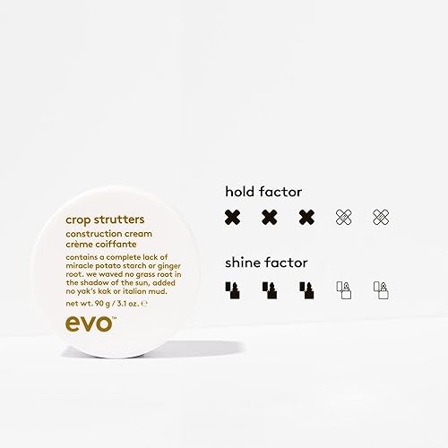 Miniatura 4 de EVO Crop Strutters Crema de construcción - Crema suavizante para el cabello de fijación media - Apoya y proporciona definición con brillo medio