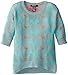 Sugar Rush Big Girls' Pullover Sweater with Contrast Hearts