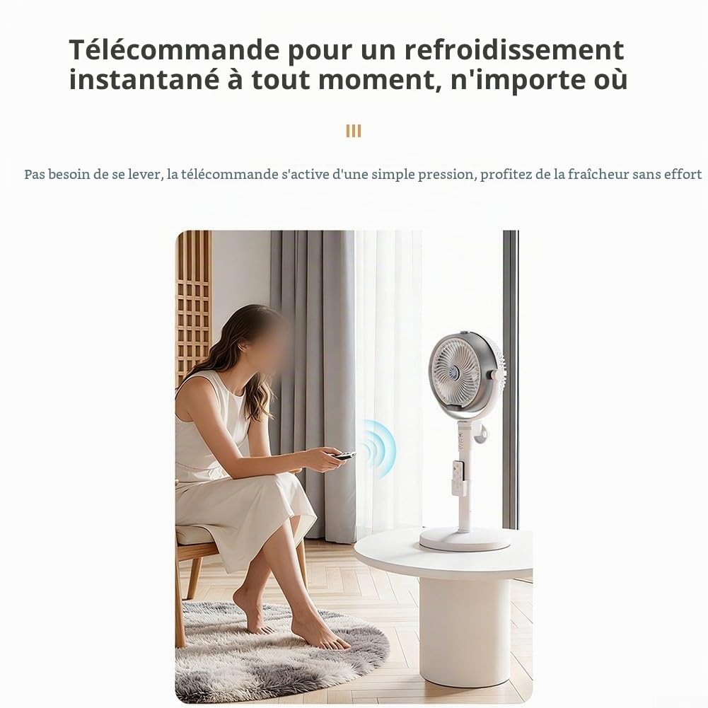 Ventilateur de Brumisation Portable, Ventilateur de Brumisation Extérieur avec Réglage 4 Vitesses, Ventilateurs Oscillants sur Socle avec Kit de Brumisation, Ventilateurs de Refroidissement