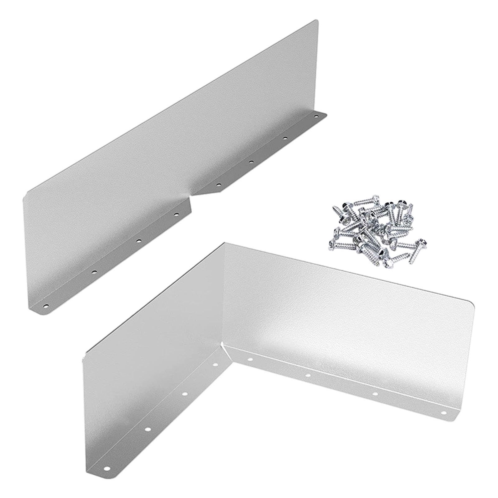 CALANDIS® Gutter Valley Splash Guard Replaces Rain Gutter Valley Roofing Gutter Guards | 2 Supports 16 Screws