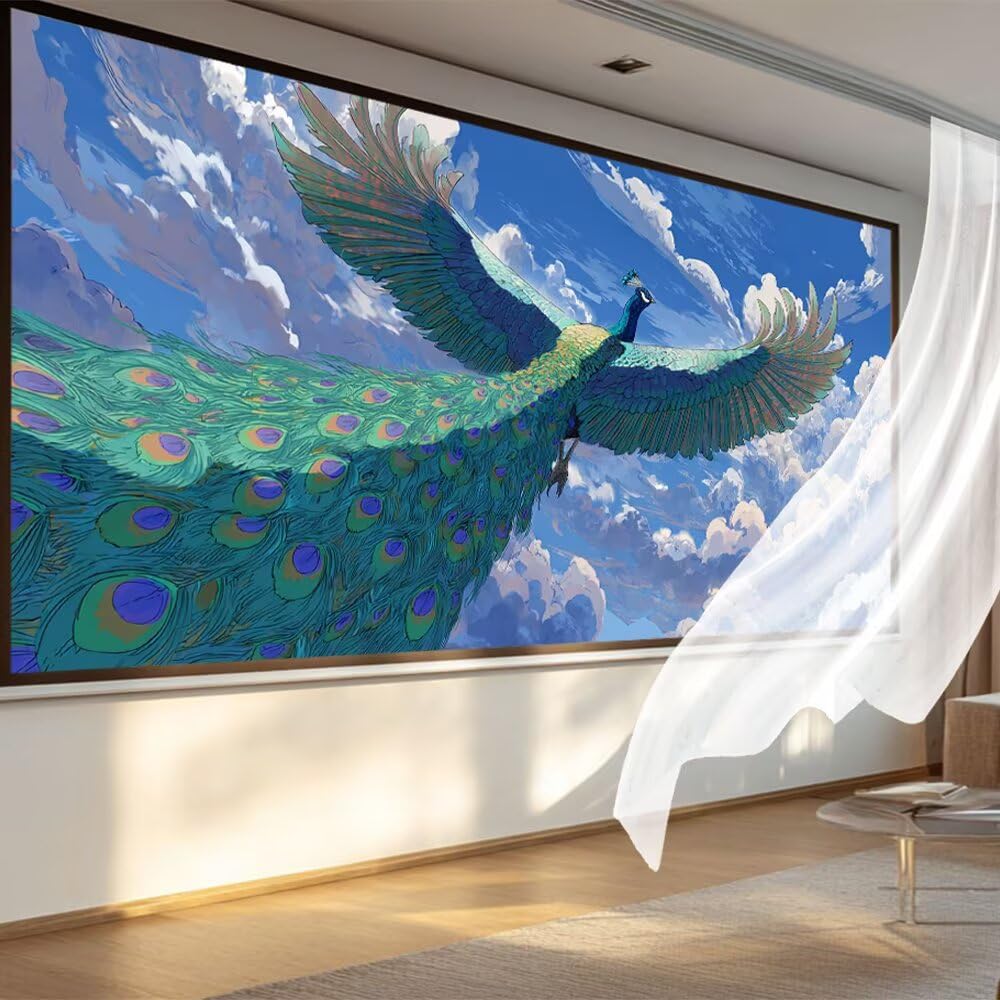 Diamentowe malowanie paw diament sztuka rysunek diamentowy 80 x 180 cm, obraz diamentowy pełny zestaw ścieg krzyżykowy DIY kryształ malowanie według numerów, dekoracje ścienne kobiety prezenty