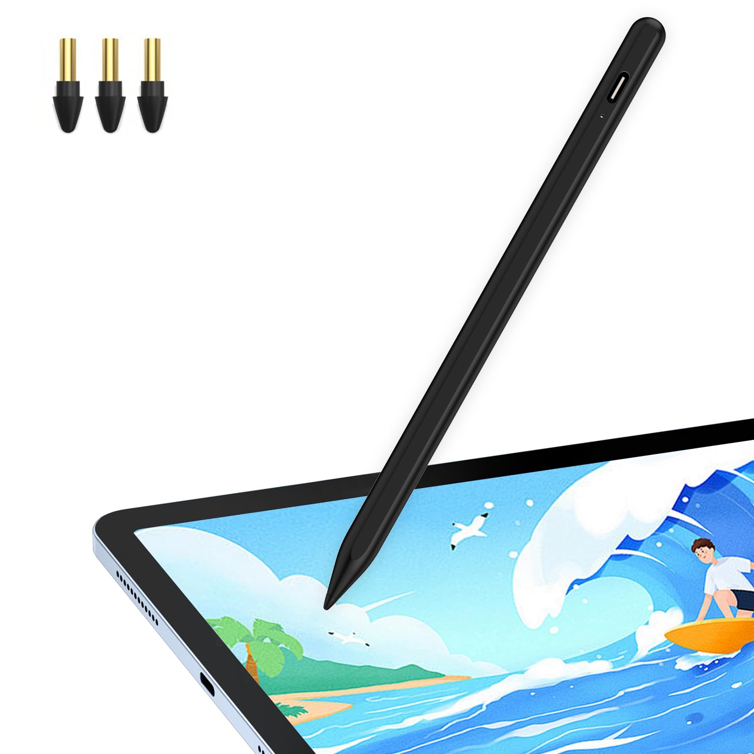 Amazon | BASETEC iPadタッチペン バッテリー残量3段 iPad ペンシル 
