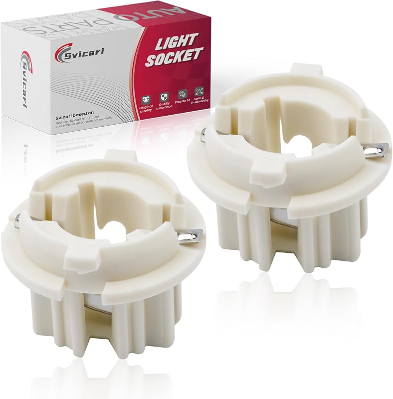 Soquete da lâmpada de freio traseira Svicari para BMW 745Li, 745i, 750Li, 750i, 760Li, 760i, Alpina B7, X3, X5 e X5 M – 2 unidades