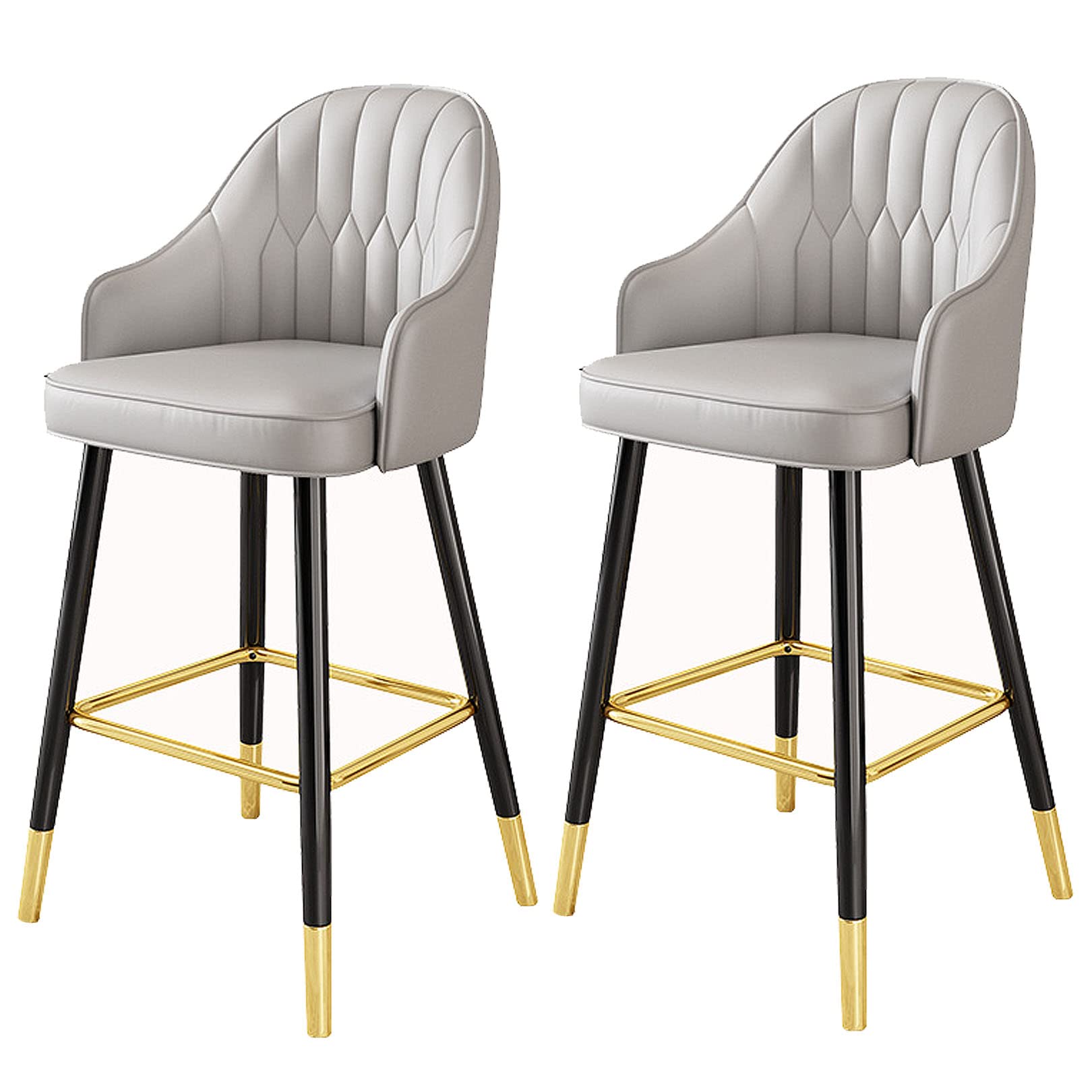 Tabouret de bar à hauteur de comptoir et chaise moderne avec assise rembourrée