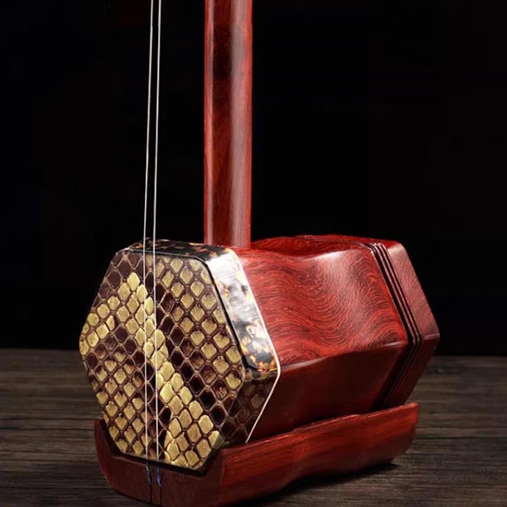 Erhu Professionale In Legno Di Sandalo Nero, Strumento A Due Corde Simile A Un Violino Cinese, Ideale Per Musicisti Esperti.(Red)