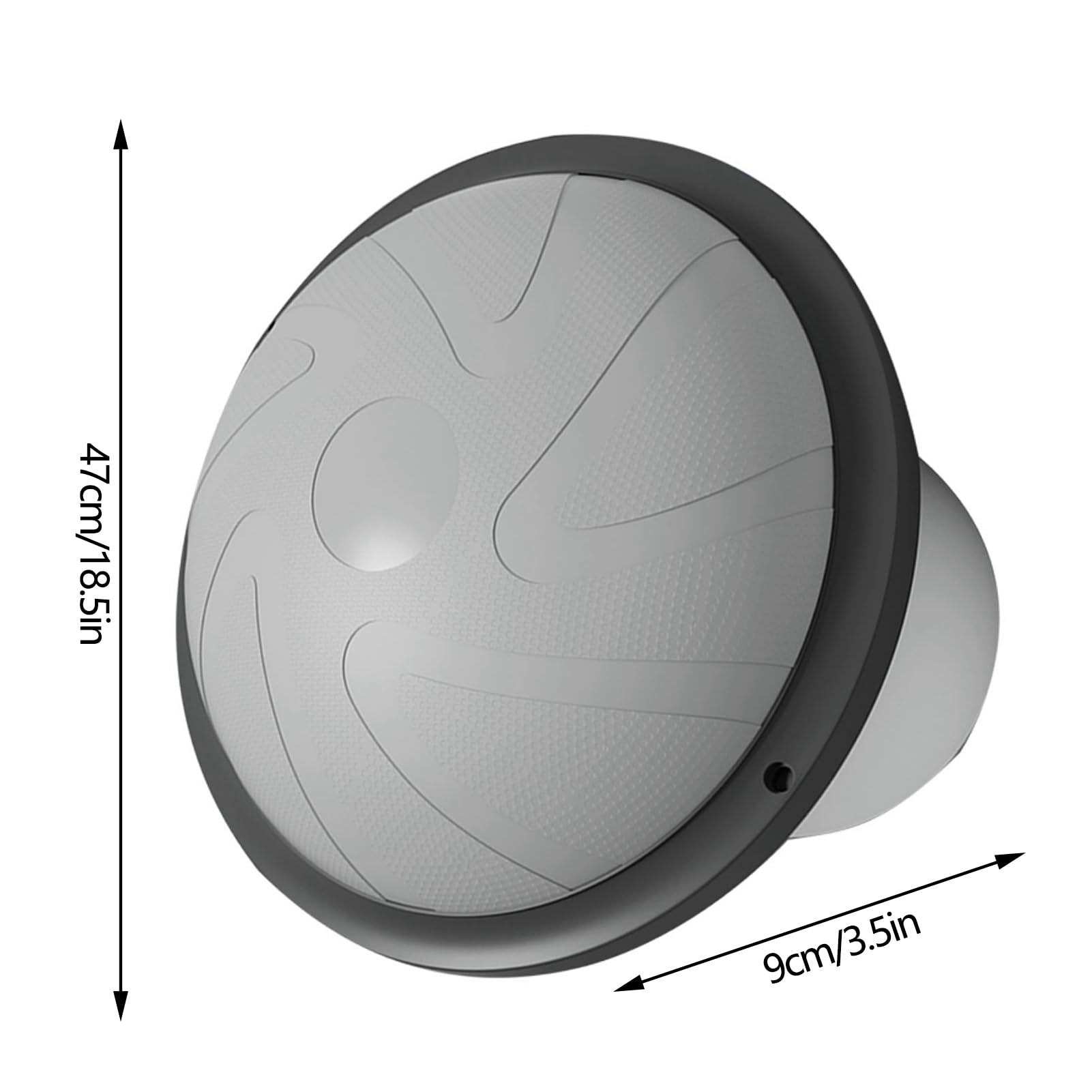 Balance-Ball-Stuhl, Stabilitätsball für Büro und Zuhause, Anti-Burst-Gymnastikball mit Luftpumpe, ergonomischer Yoga-Ball für Rumpfkrafttraining, perfekt für Fitness und