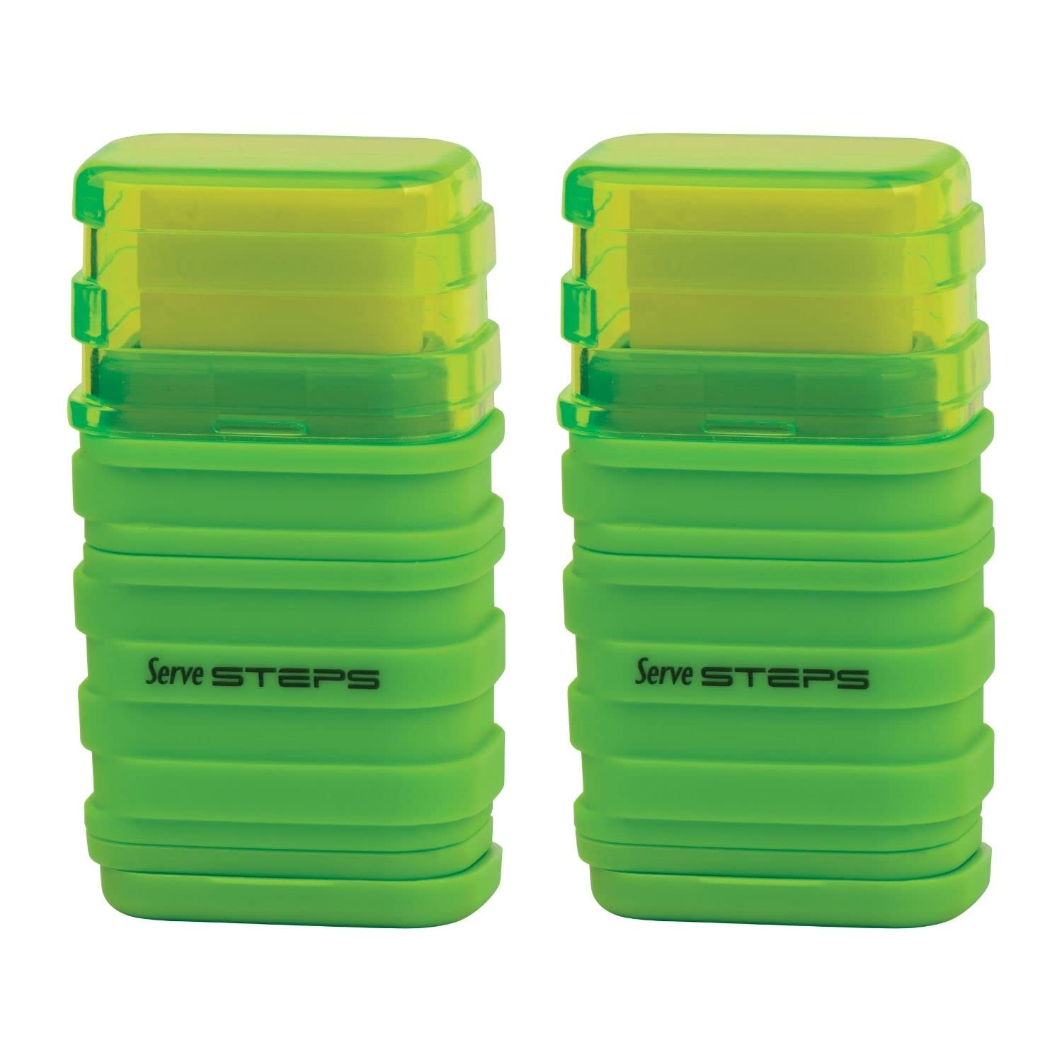 SERVE STEPS SILGILI KALEMTIRAS YESIL 2LI