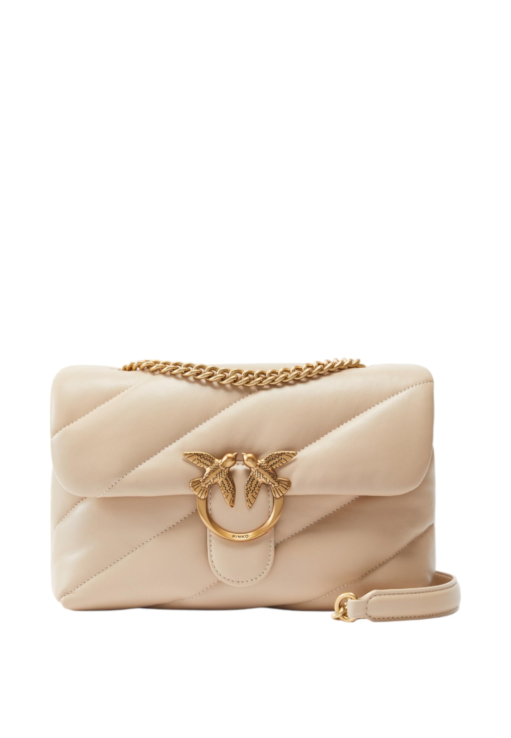 Pinko Borsa a tracolla Classic Love Bag Puff beige da donna UNI :  Amazon.it: Moda