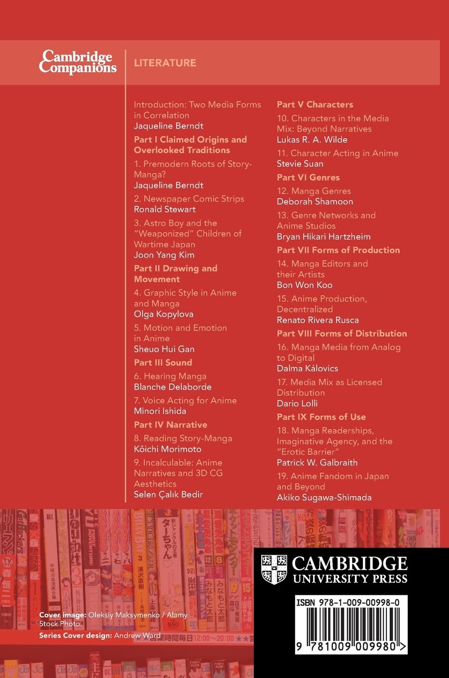 The Cambridge Companion to Manga and Anime (Cambridge Companions to Literature)
