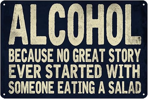 Letreros de bar para el hogar, bar, letreros divertidos de hombre, letrero de cueva de hombre, letreros de lata de metal con alcohol, letreros de