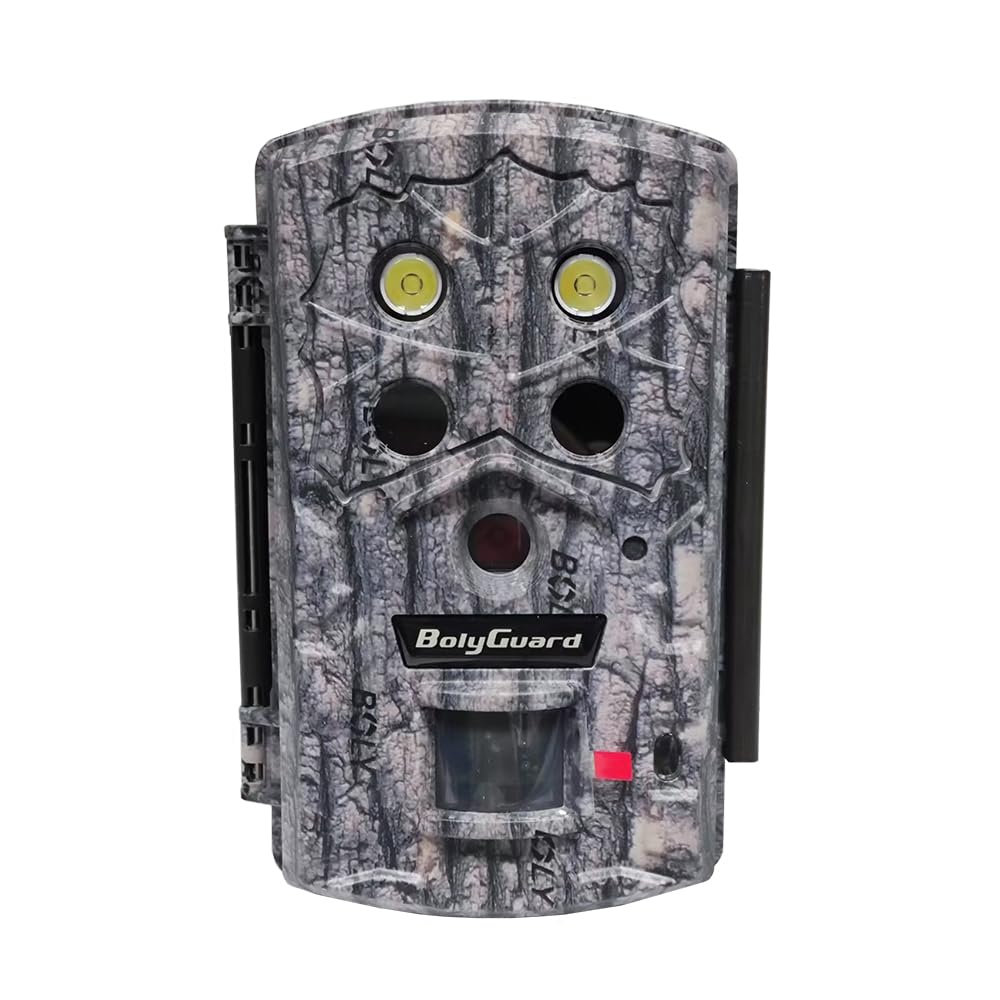 BolyGuard Wildlife Wildkamera 45MP 4K HD Jagdkamera 30,5 m Erfassungsreichweite 40 Stück 940 nm IR-LEDs mit Nachtversion für Wildtierüberwachung und Heimsicherheit (BG590-4K)