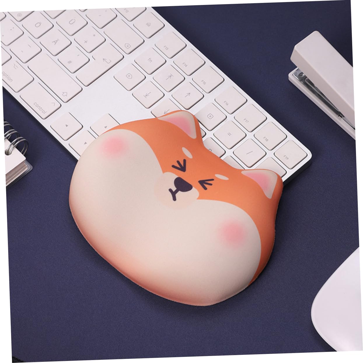 5 Stück Ergonomische Handgelenkauflage mit Niedlichem Hundemuster Rutschfeste Mauspad Handauflage für Computer Gaming Fördert Handgelenk Komfort Entlastet bei Büroarbeiten