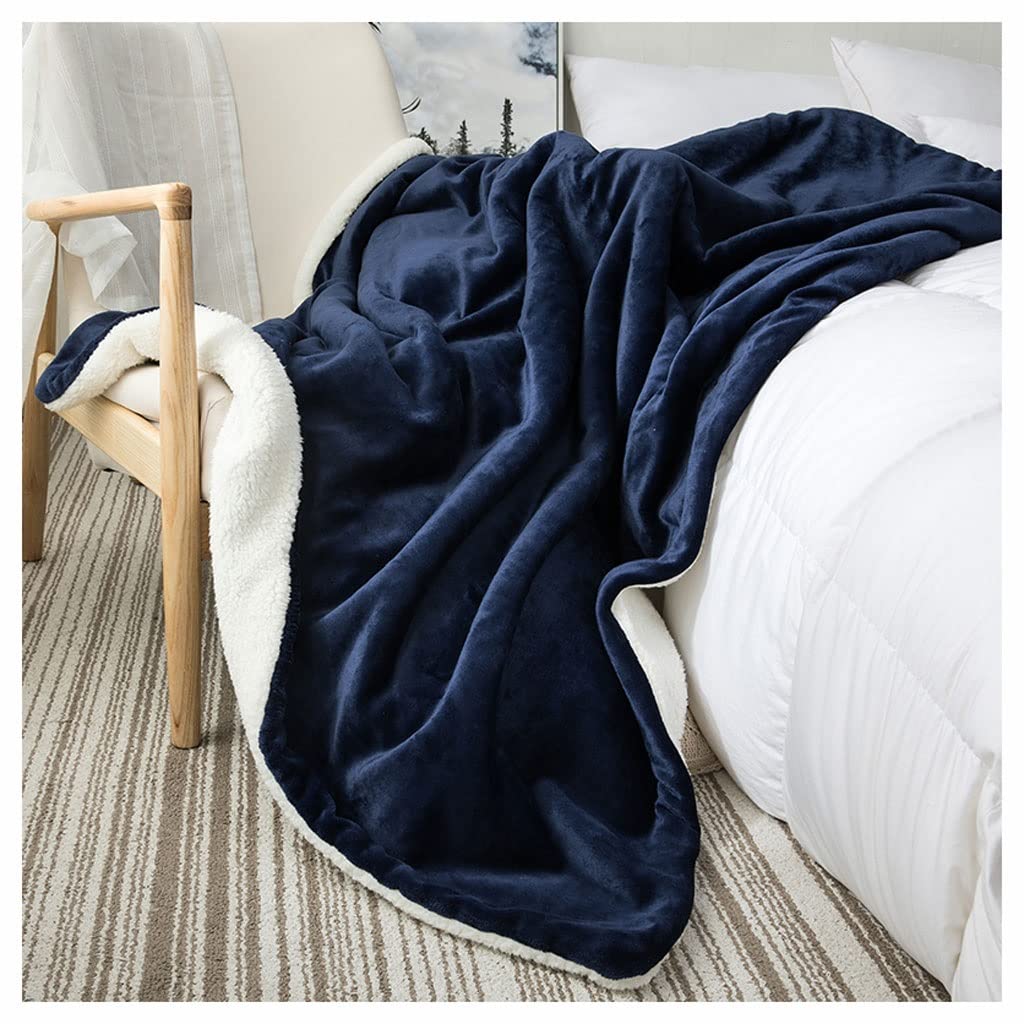 Couvertures for canapés anti-froid : plaid couverture lit en microfibre douce polaire