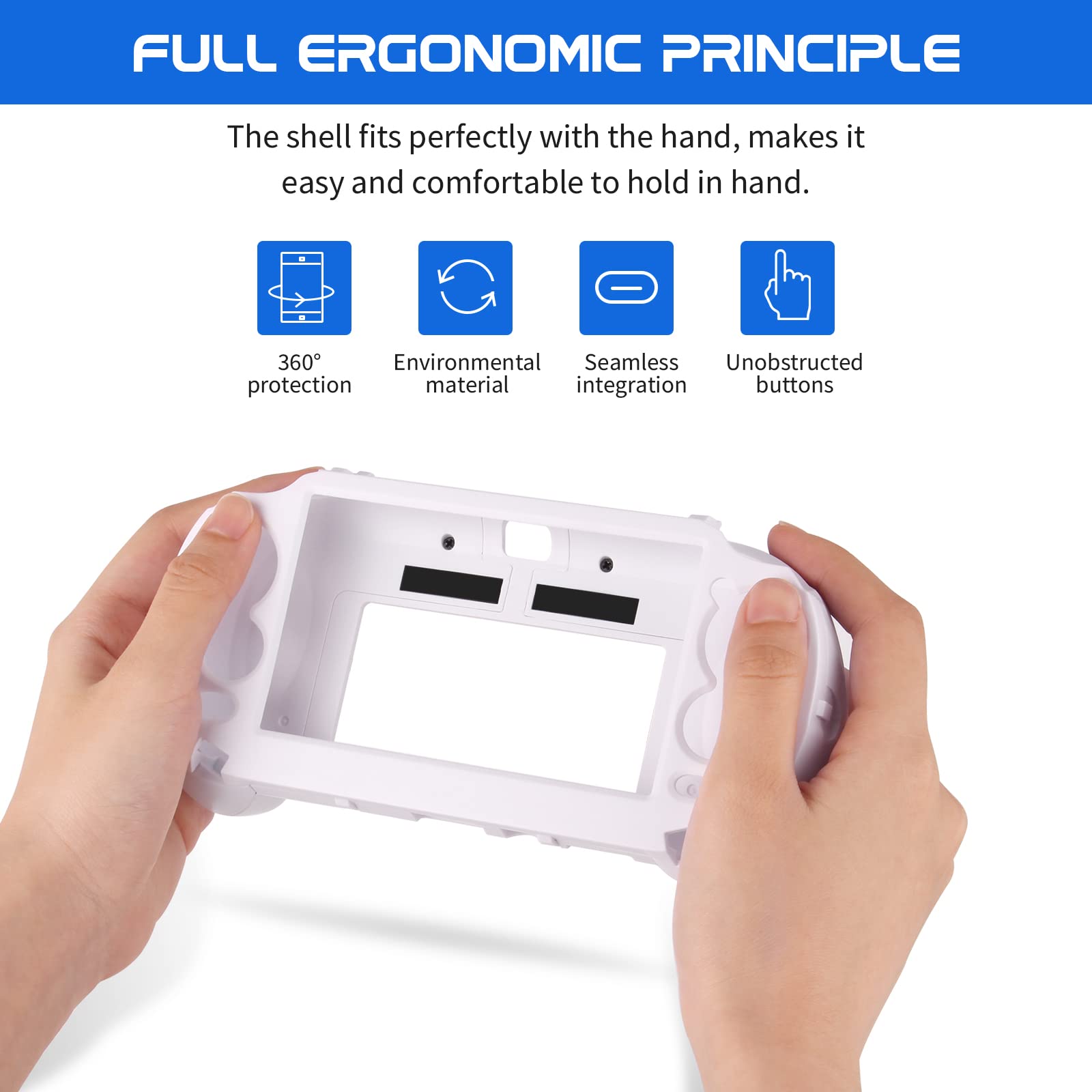 L2 R2 Trigger Hand Grip Shell Controller Protective Case for Sony