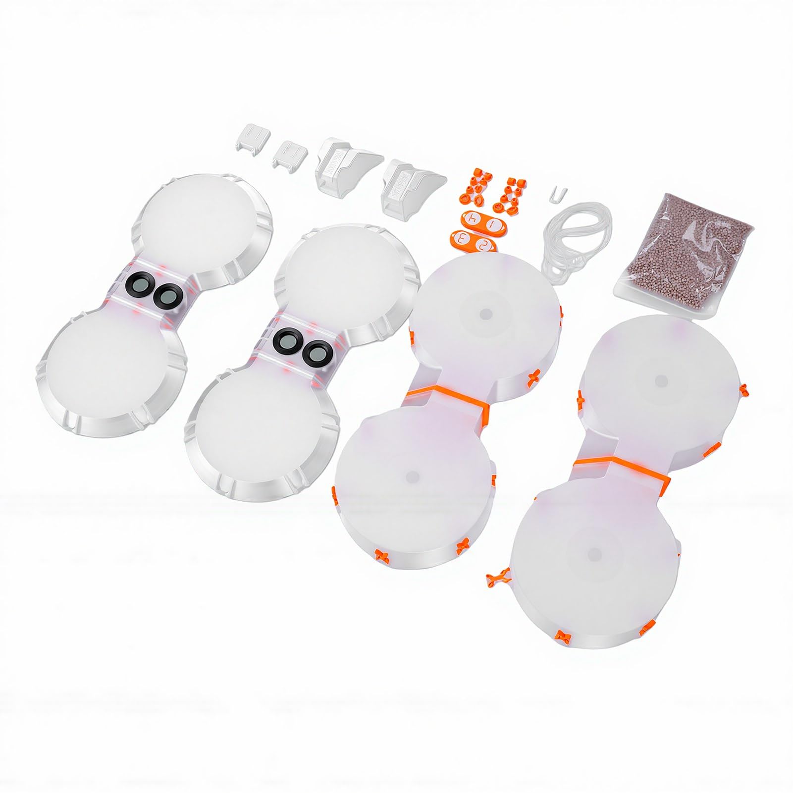 Jeffergarden Caja Secadora de Filamentos Caja de Carrete de Filamento ABS Soporte de Almacenamiento Completamente Sellado para de Impresión 3D A1 A1 Mini Colocación Vertical para Usuarios de