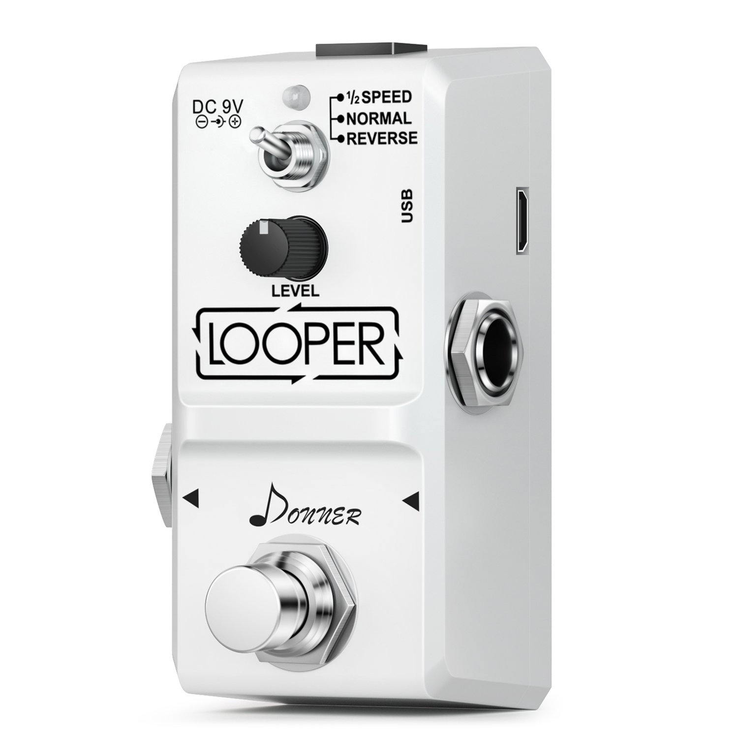 Amazon.com: Donner Tiny Looper Guitar Effect Pedal 10 minutes of