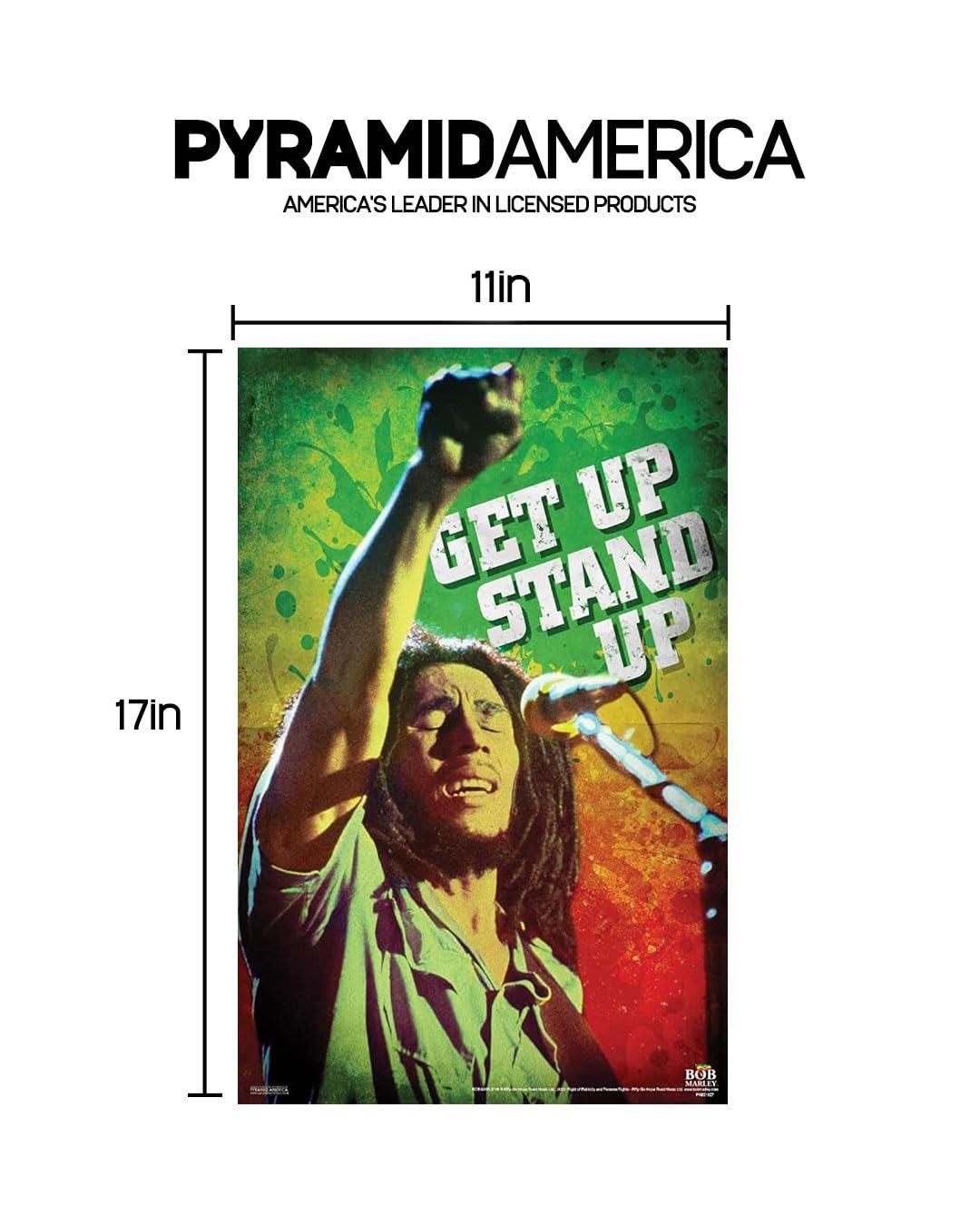 ボブ・マーリー GET UP STAND UP ポスター Amazon.com: Pyramid America Bob Marley Poster - Bob Marley Get Up