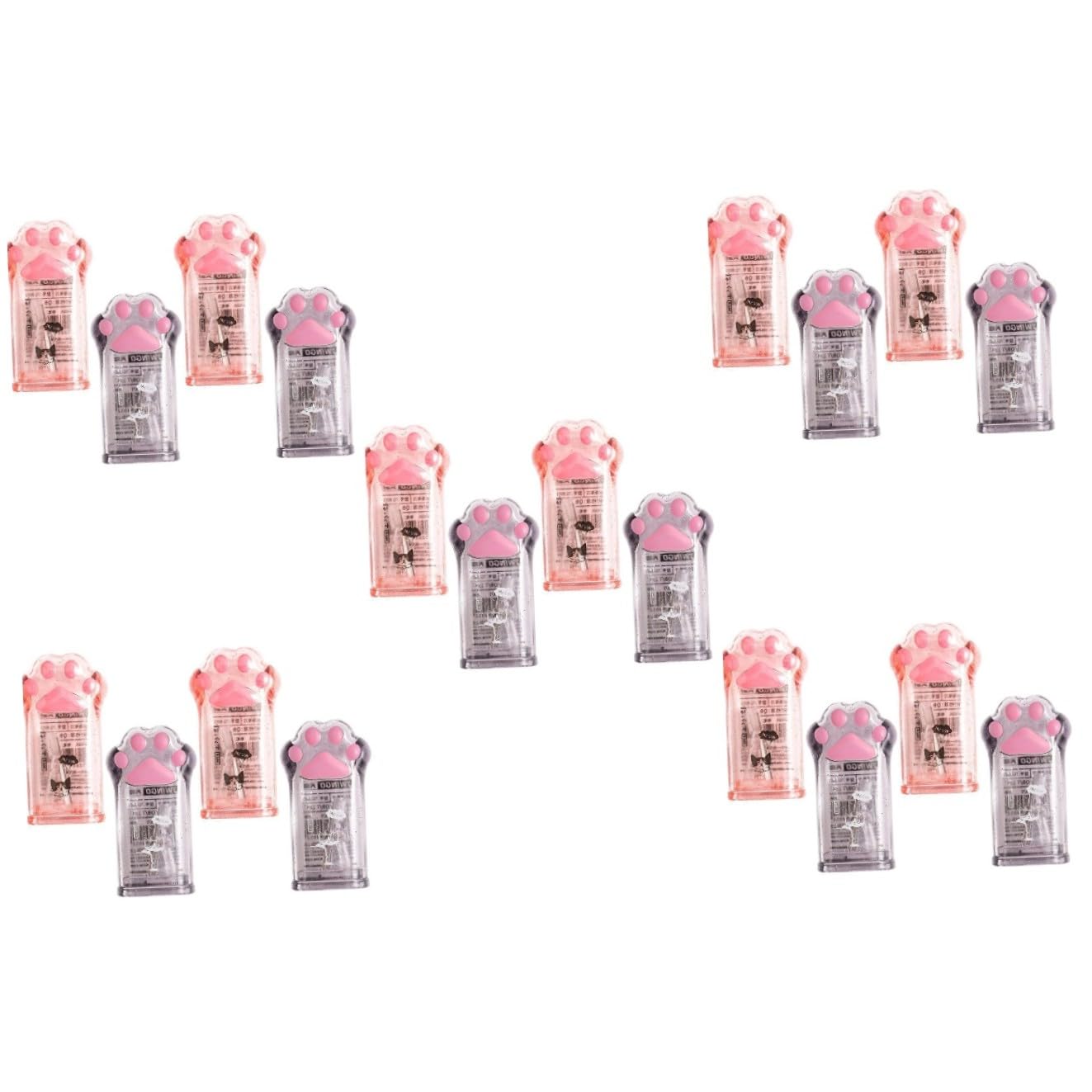 5 Set Affilatrici Manuali Bellissimo Temperamatite Simpatici Temperamatite Manuali Animali Dei Cartoni Animati Tagliapenne Manuale Mini Strumenti Metallo 4 Pezzi * 5