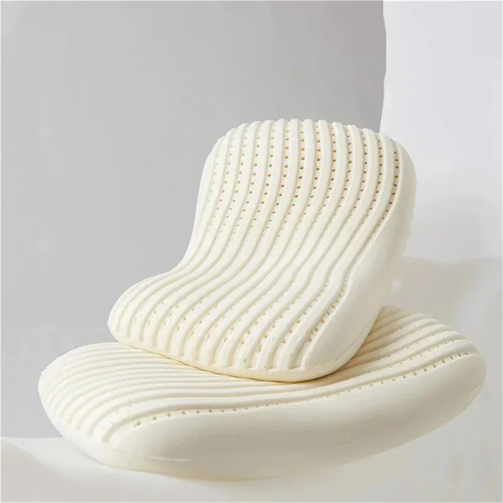 Almohada Latex Almohada de látex Natural for vértebras cervicales, Cuidado de la Salud, Masaje ortopédico antironquidos, Almohada for Dormir de látex Natural(Pink)