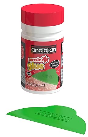 Jigsaw Puzzle Glue with Applicator Saves Laminates and Preserves Finished.