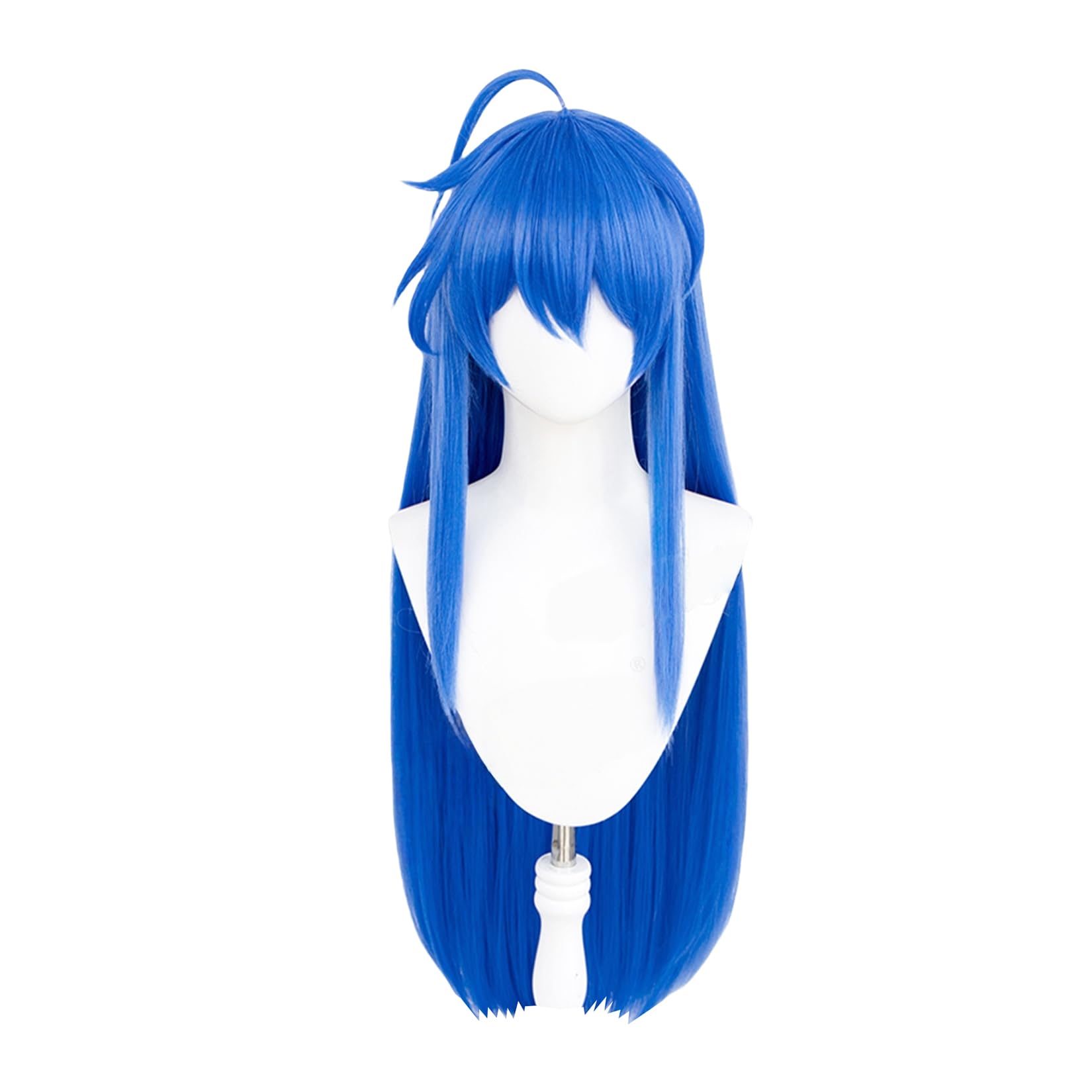 Amazon.co.jp: LAOBAO 泉こなた コスプレ ウィッグ 青髪 ロング