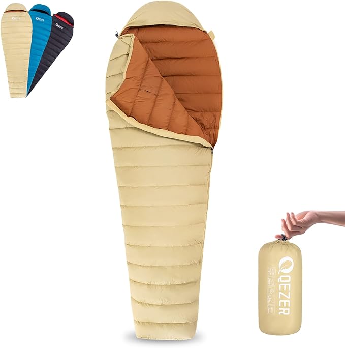 Compact Summer Sleeping Bag with Compression Sack