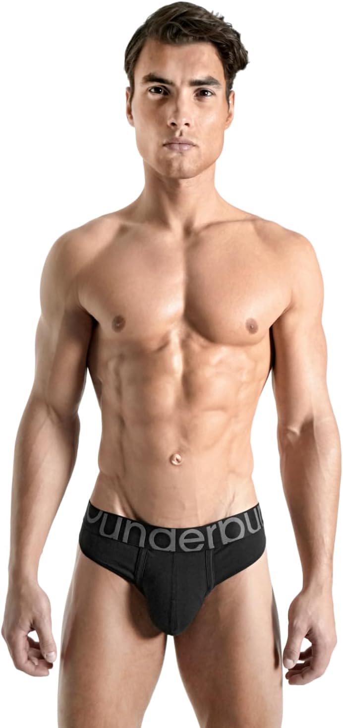 Rounderbum Men’s Package Tech Thong – Anatomical Pouch Underwear for Natural Lift and Comfort