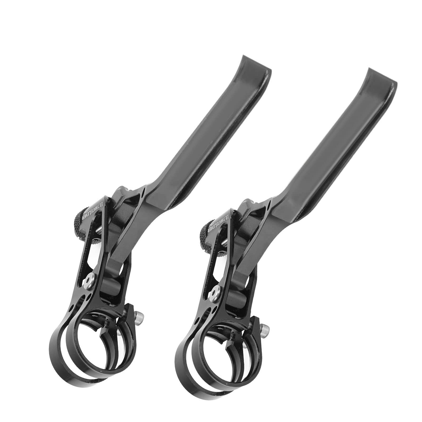 Leve freno bici in lega di alluminio, leggere, ergonomiche, regolabili, manubrio da 22,2 mm, universali per bici da strada e mountain (Nero)