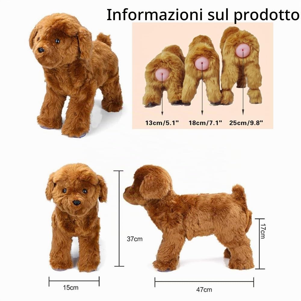 Giocattolo per l'estro del Sonno del Cane, Giocattolo per Cani di accoppiamento di Simulazione, Giocattoli striduli di Peluche interattivi per Cani, per Cane dell'estro Maschio,28cm