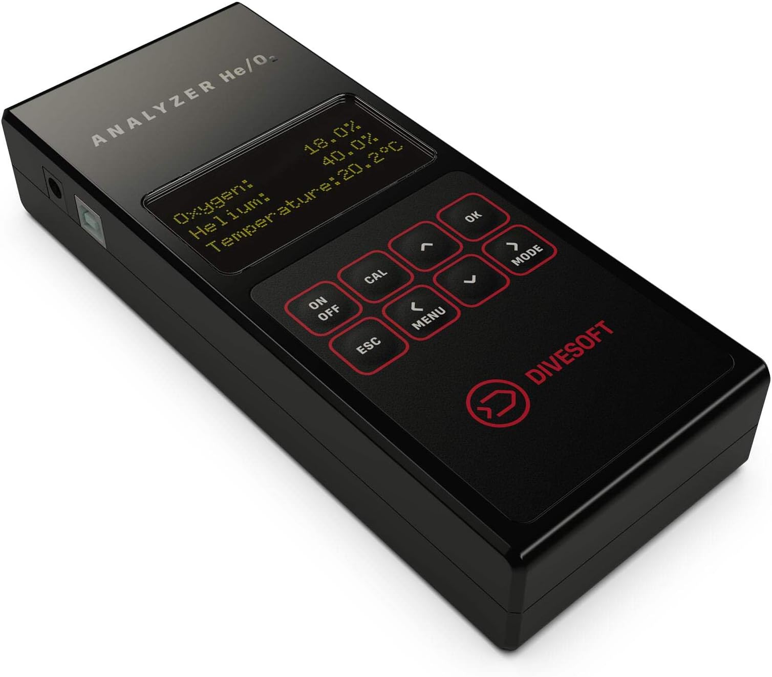 He/O2 Trimix Analyser for Helium and Oxygen