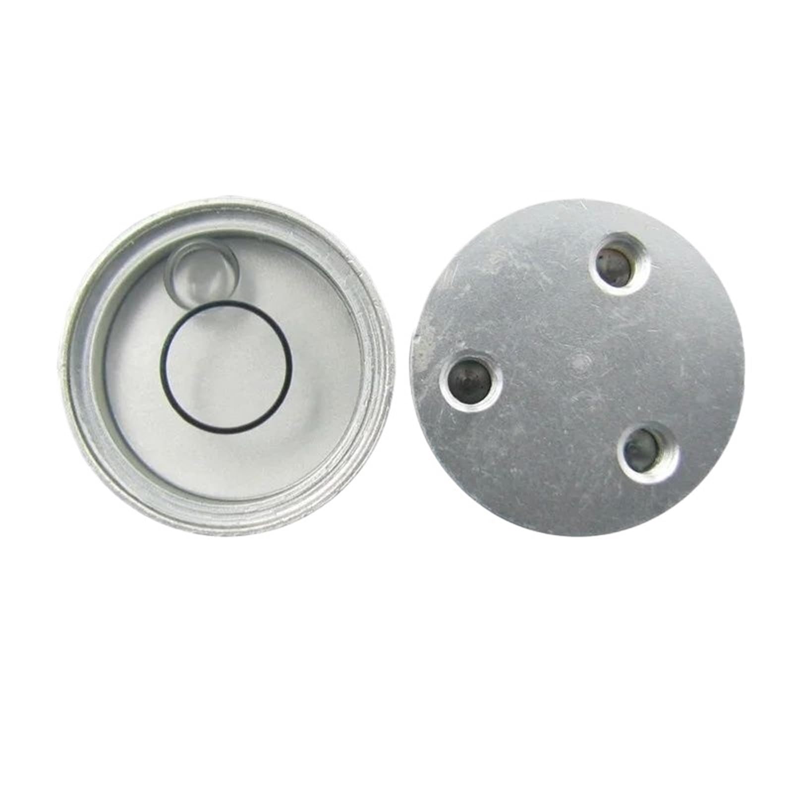 Burbuja de nivel de poste central, Mini nivel de burbuja de 19x11mm, cuenta Horizontal de Metal redonda, 5 uds.