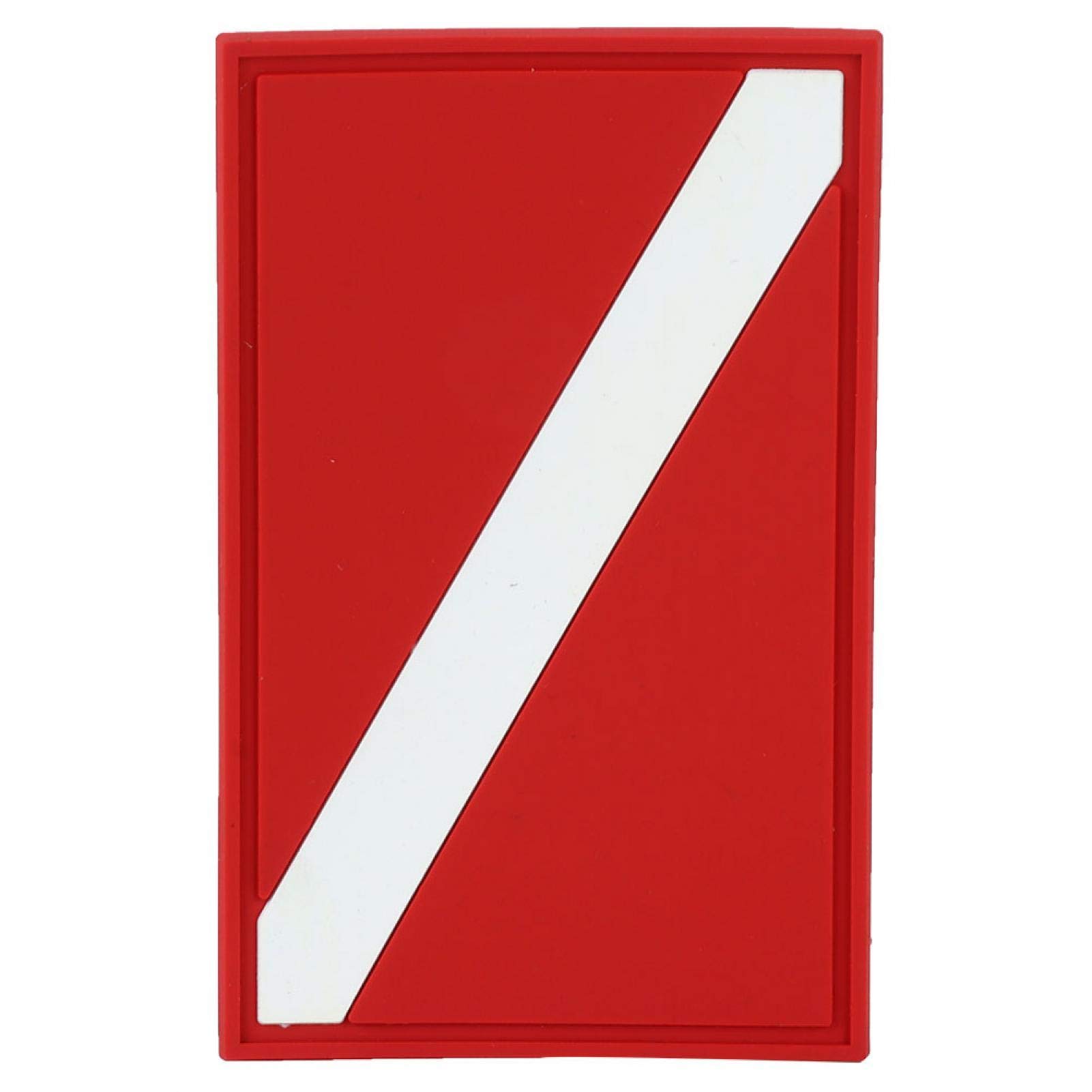 Diving Flag Badge,Outdoor PVC Scuba Diving Flag Patch Diver Down Backpack Badge Replacement Accessory