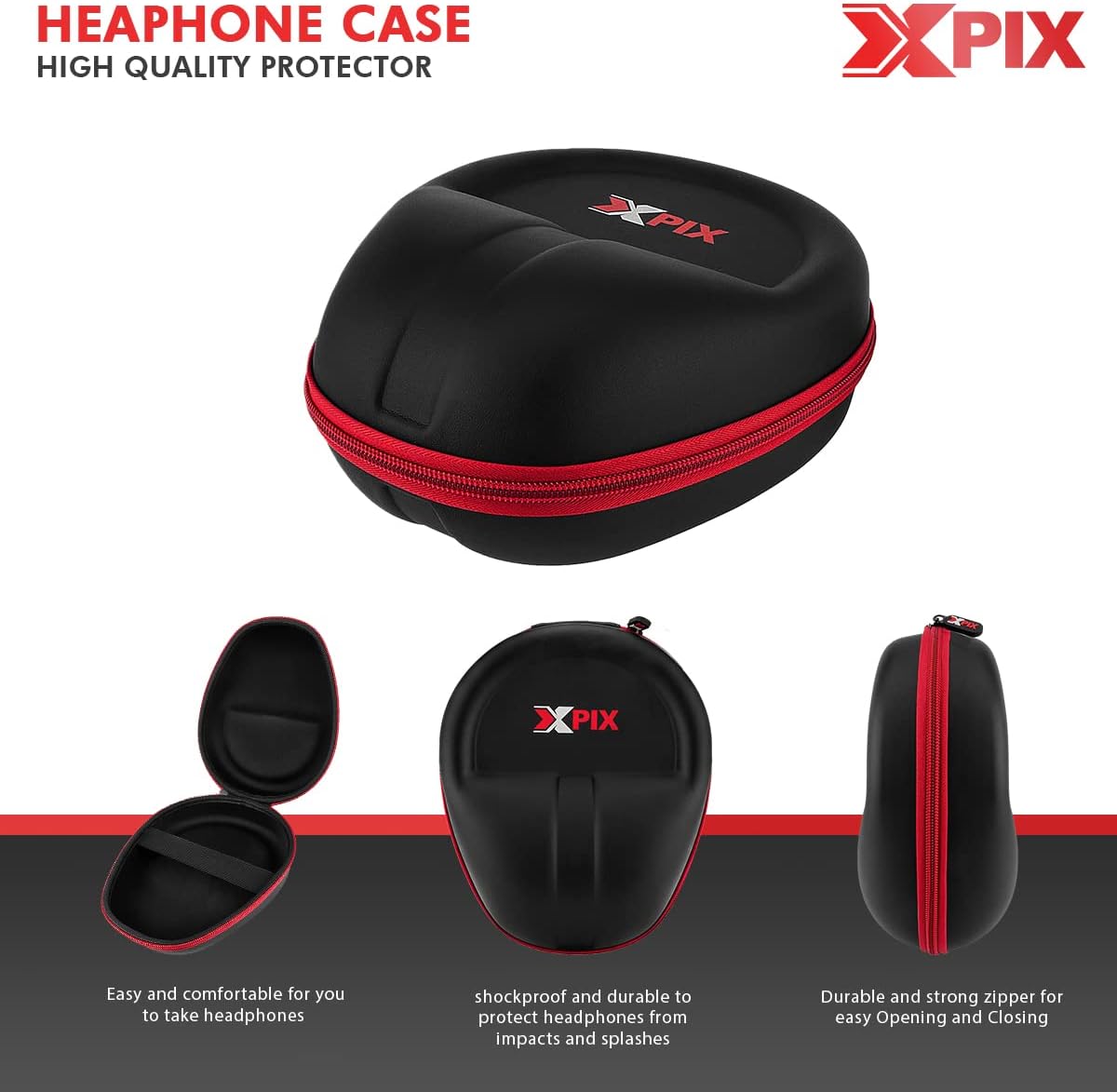 Audio-Technica ATH-M30x Professional Studio (Black) Monitor Headphones w/ 40mm Dynamic Drivers, 15 Degree Swiveling Earcups Plus a Basic Bundle with Headphones Holder, a Case and More : Musical Instruments