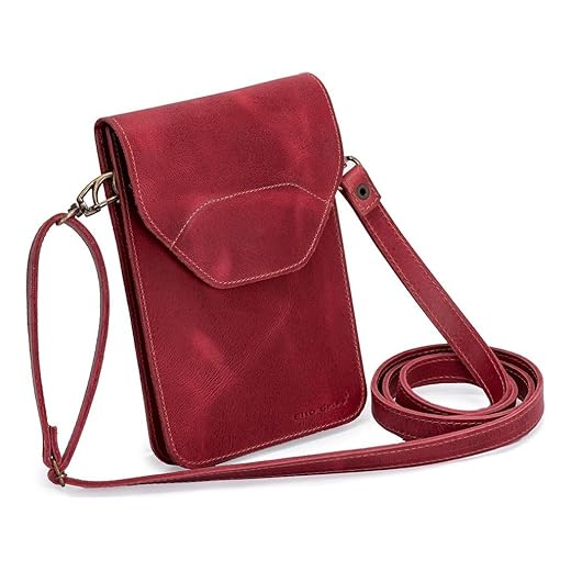 Bolsa Carteira Couro Legitimo Documento/celular Crossbody