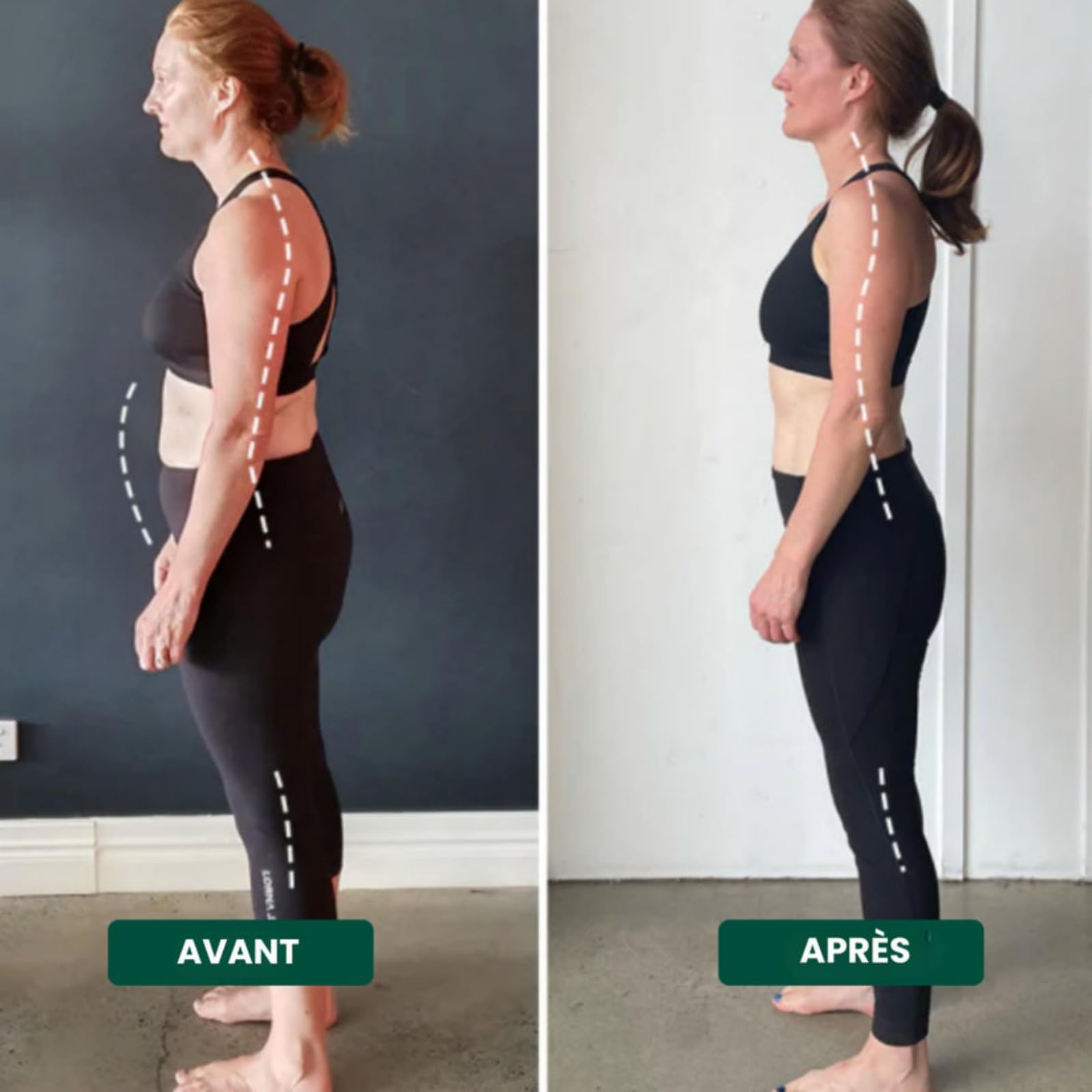 OALYGEI Ceinture Bruvella Dorsale Soulage les douleurs dorsales et améliore la posture,Correcteur de Posture Ajustable (rose, S(55-90KG))