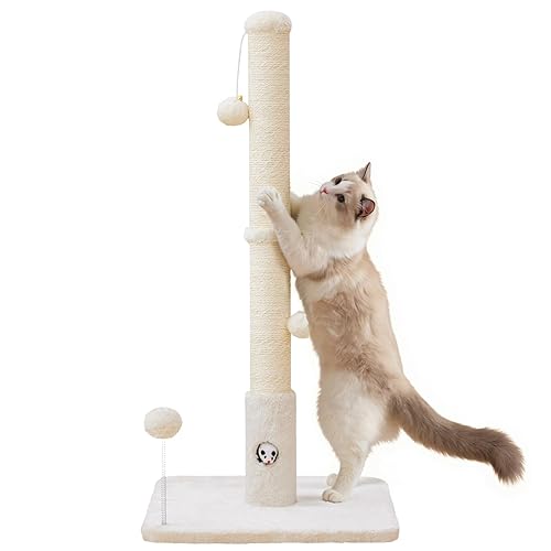 Cat Scratching Posts 33" for Adults Cats, Cat Scratcher with