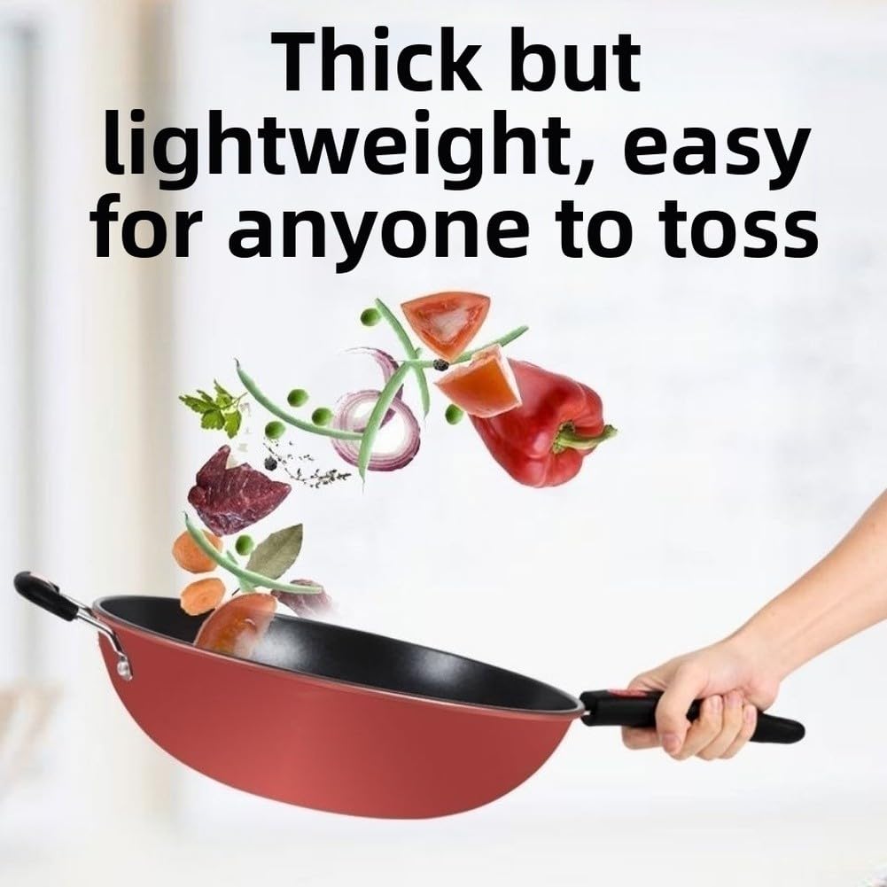 Poêle à Friture Diamant 30cm Antiadhésive Induction(B-32CM)