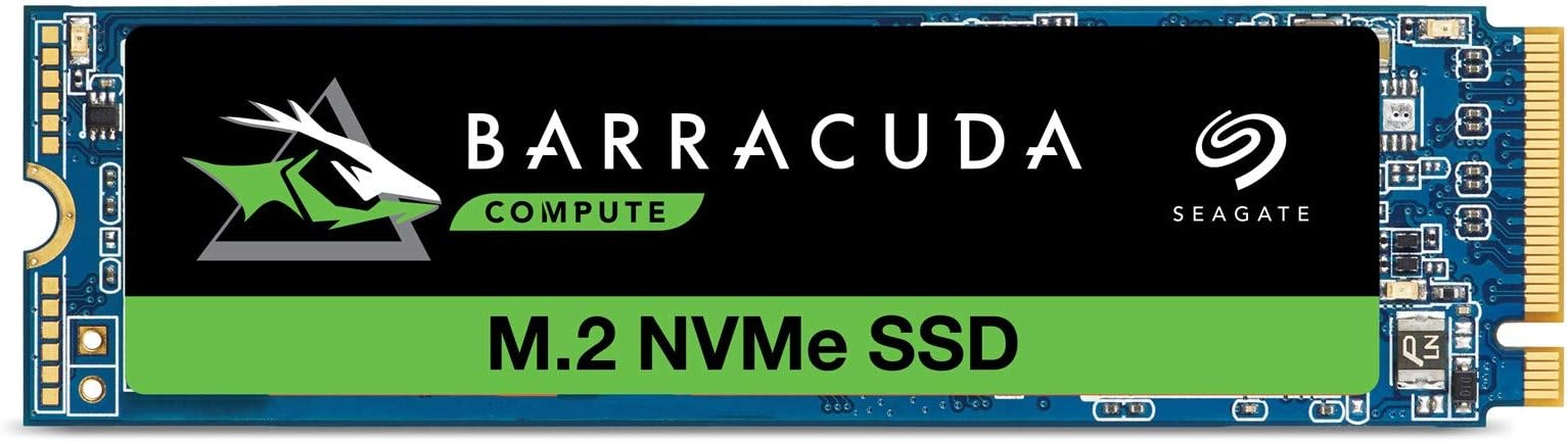 Seagate Barracuda 510 512GB SSD Internal Solid State Drive - PCIe Nvme 3D TLC NAND for Gaming PC Gaming Laptop Desktop (ZP512CM30041)
