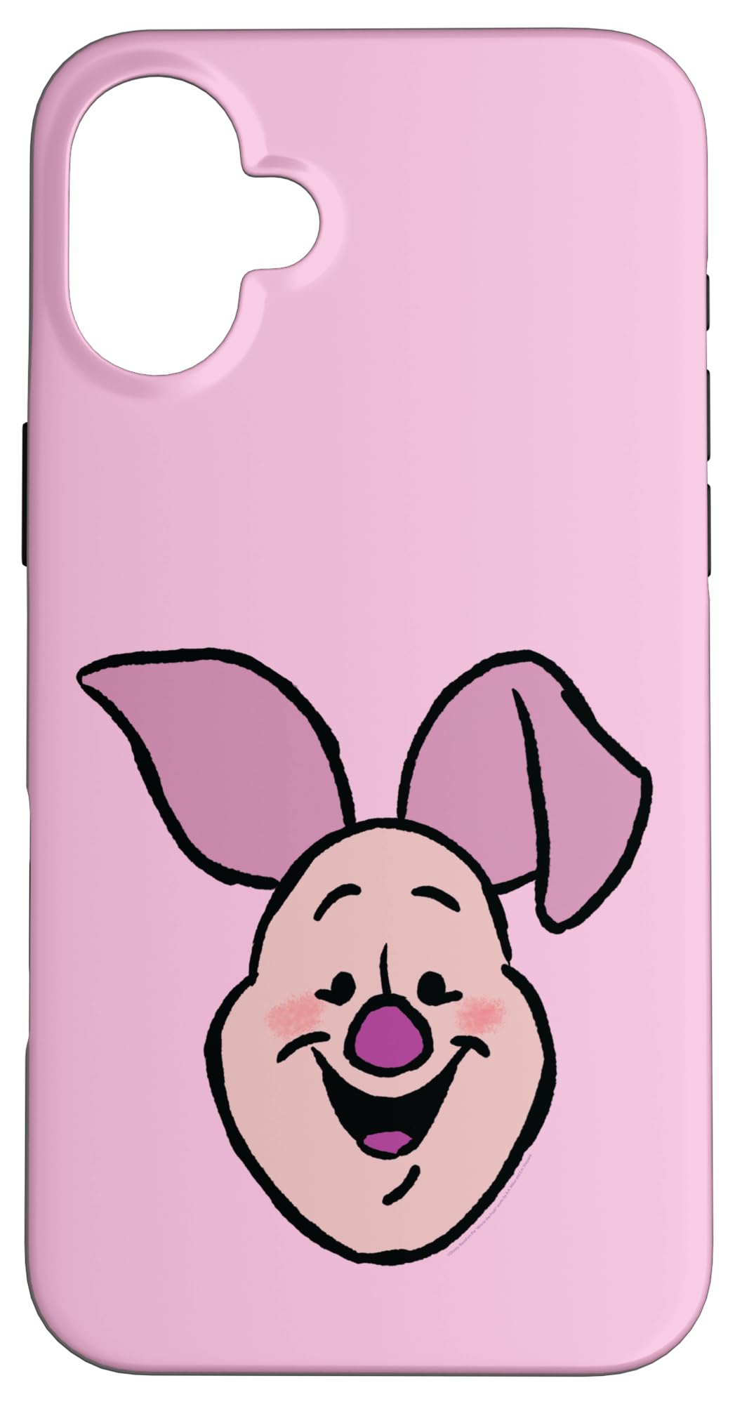 Disney Winnie the Pooh Piglet Happy Big Face Costume Case for iPhone 16 Plus