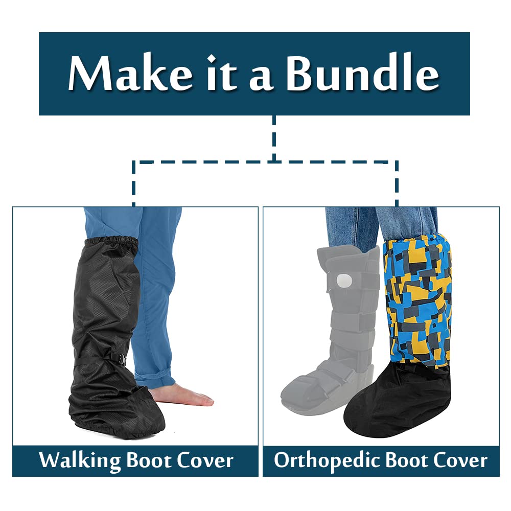 Mybow Walking Boot Cover Medical Fracture Foot Cast Cover
