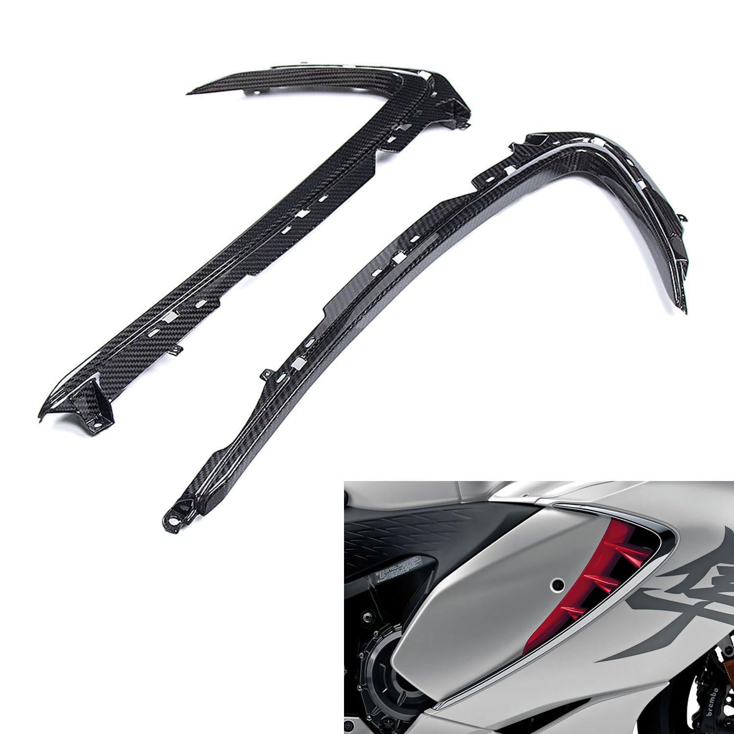 ハヤブサＷ71Ａ コワーズカーボンファイバー カウル Amazon.com: SeppDMV For Suzuki Hayabusa Inner Side Panels