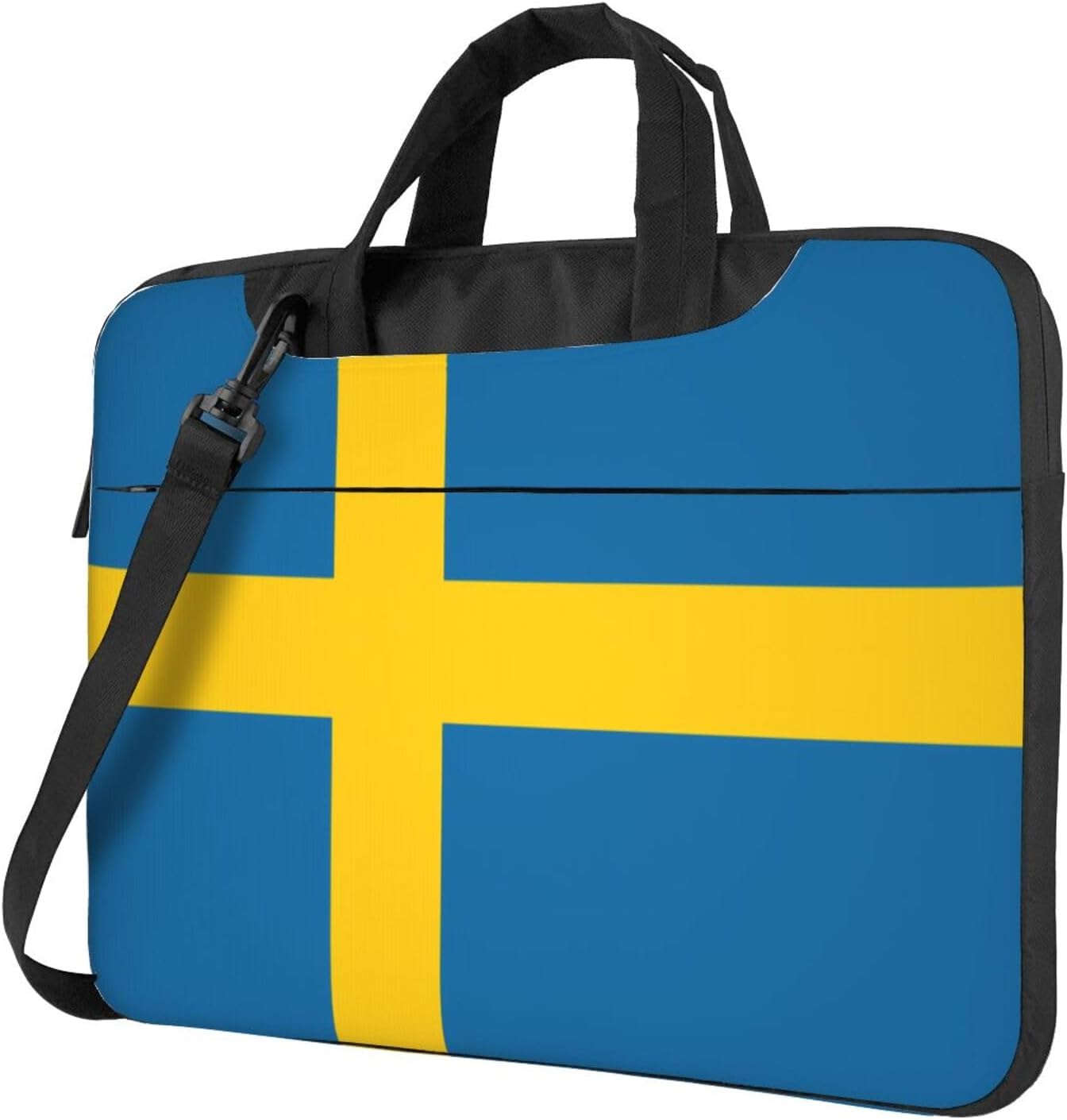 Swedish flag Printing Ultra-thin portable single-shoulder laptop bag computer accessories soft shockproof for laptops