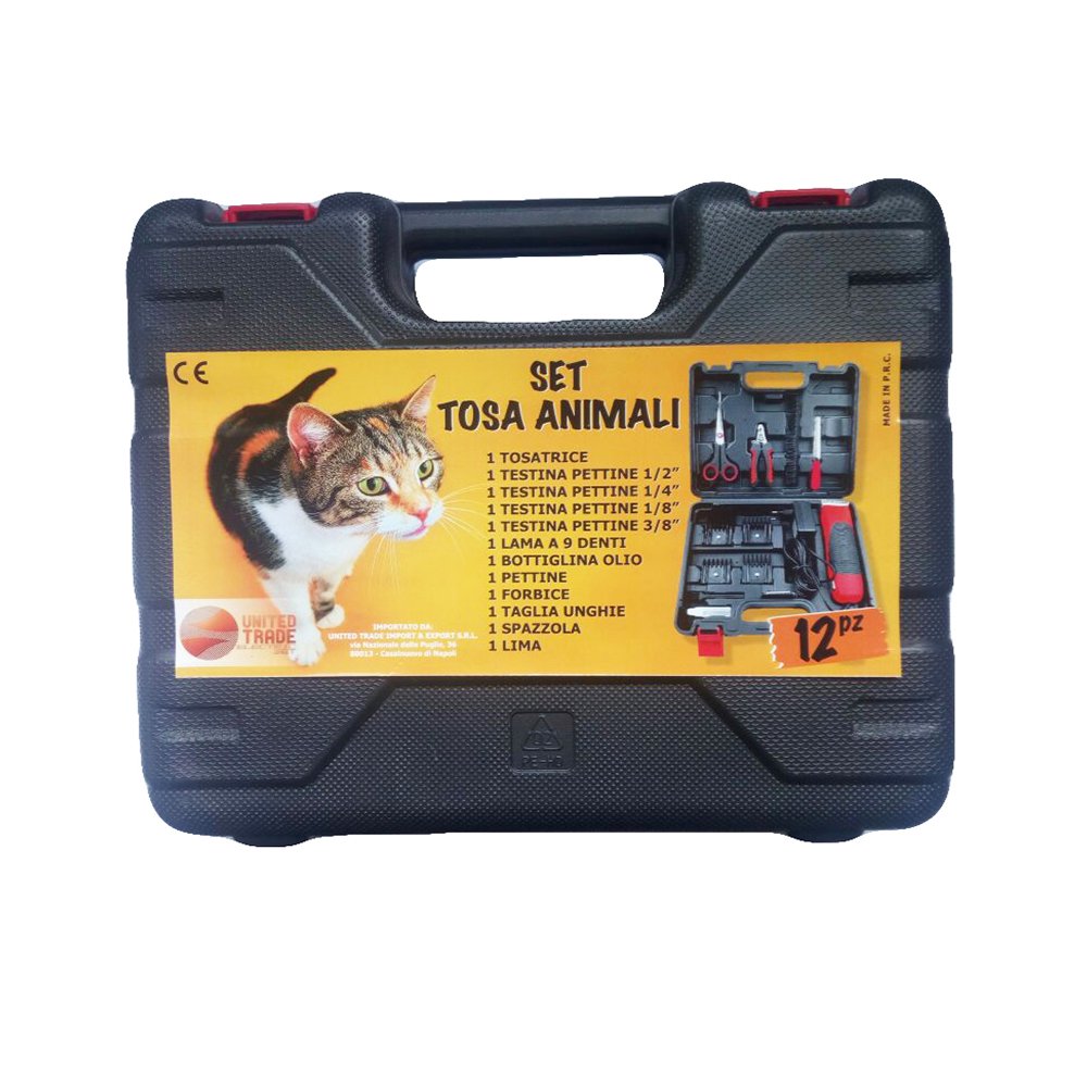 UNITED TRADE Macchina tosatrice Professionale per Cani/Tosacane 45W con Lama di Ricambio