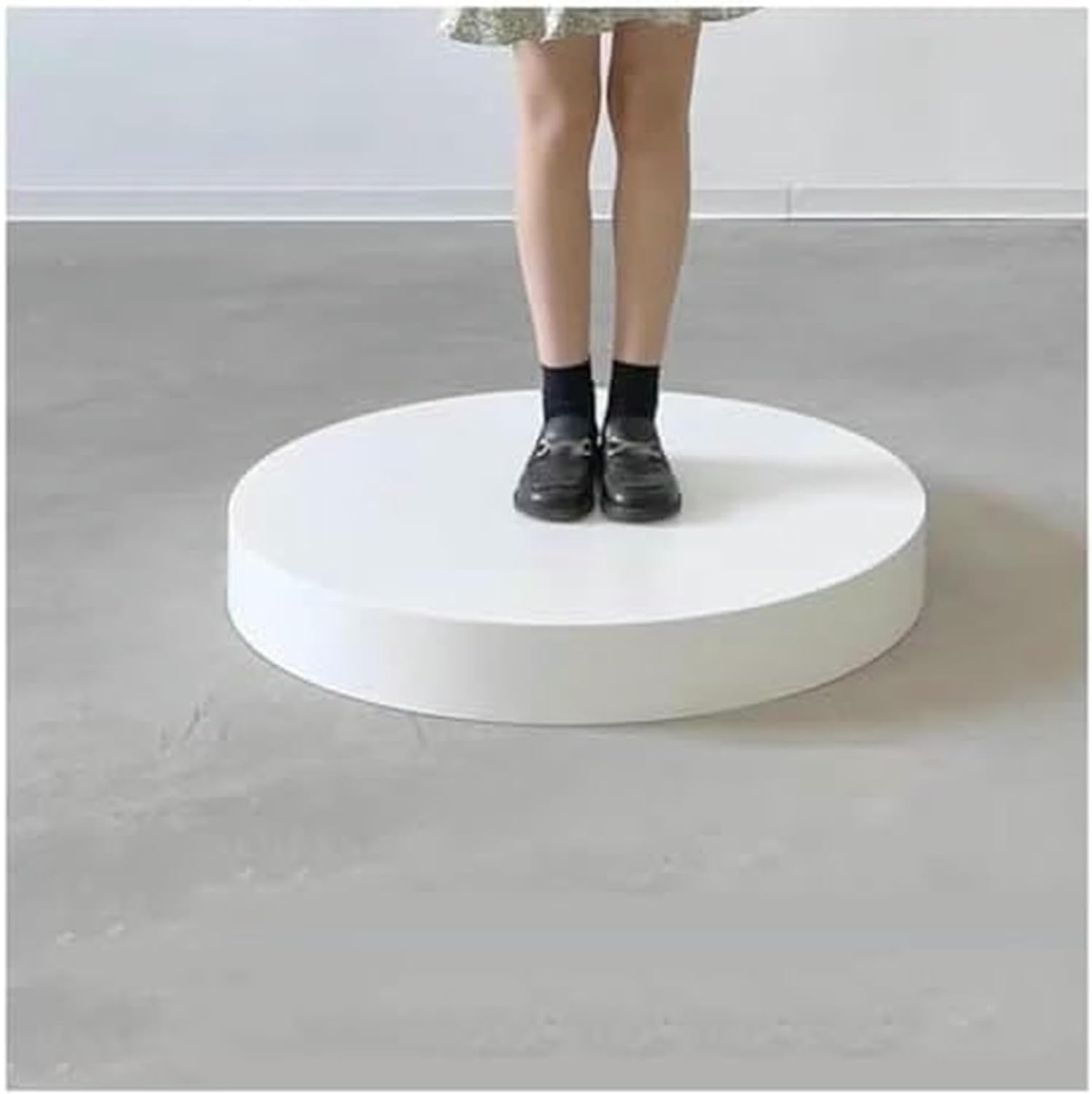 Bridal Shop Risers Plinth Stand,Round Display, Bridal Stage Riser Base Platform - 180 Lb Loading, Display Stand for Shop Display Mannequin/Shoe/Bags