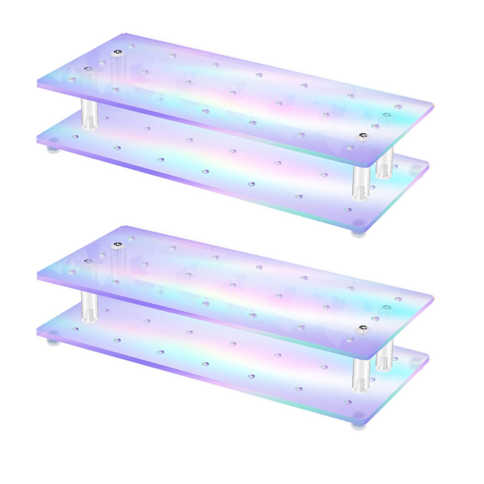 Msioytog Candy Display Stand 21 Holes Bonbon Holder for Birthdays Event Portable Designs Sturdy Acrylic Dessert Drying Rack