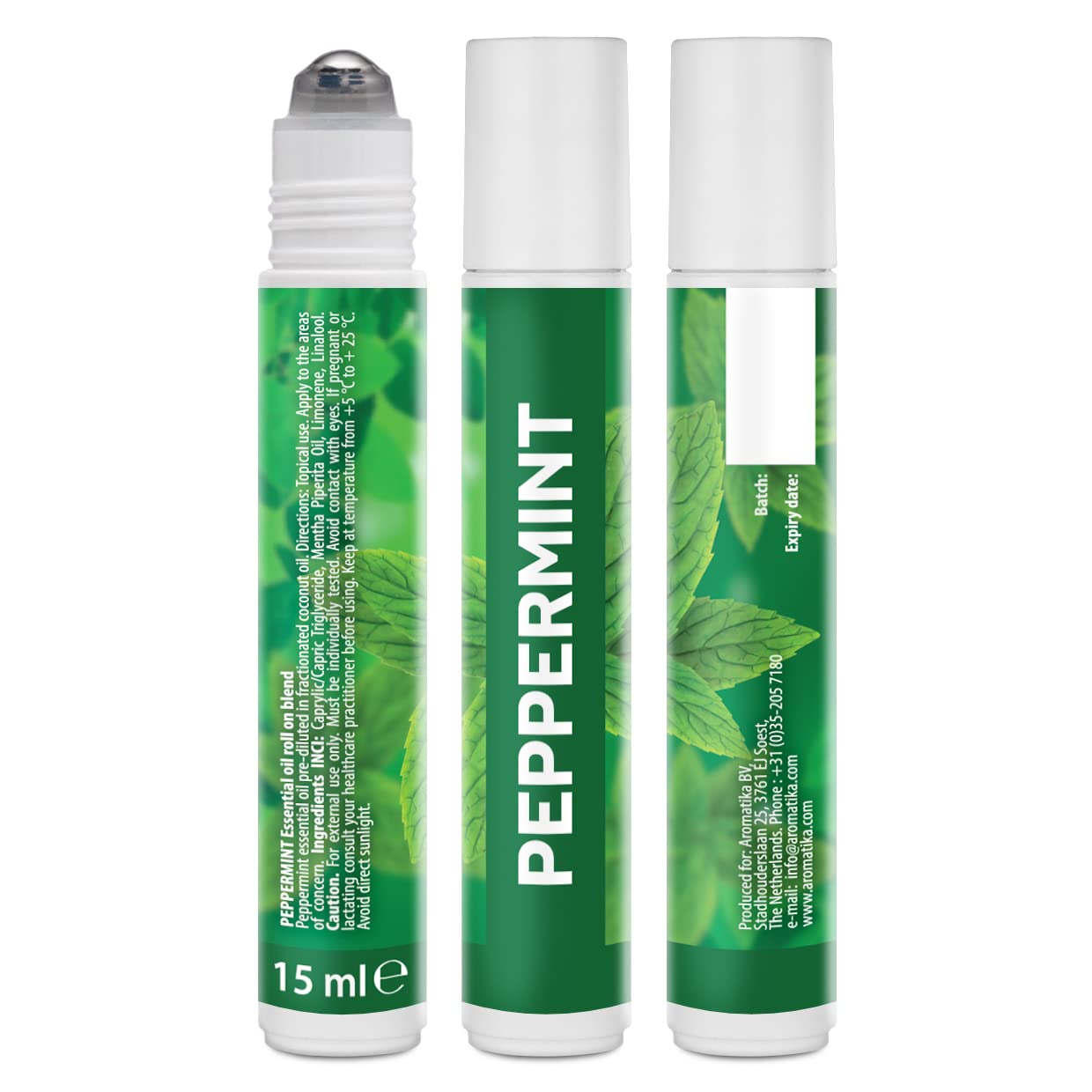 Tisserand Biologische Etherische Pepermunt Olie 9ml - Natuurlijk Zuiver