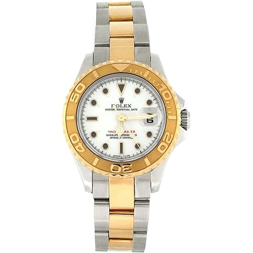 Rolex, Pre-Loved Oyster Perpetual Yacht-Master Automatic Watch Stainless Steel and Yellow Gold 29